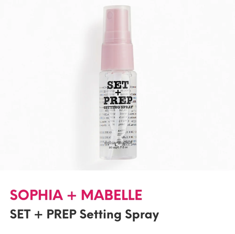NEW Sophia + Mabelle set + prep setting spray